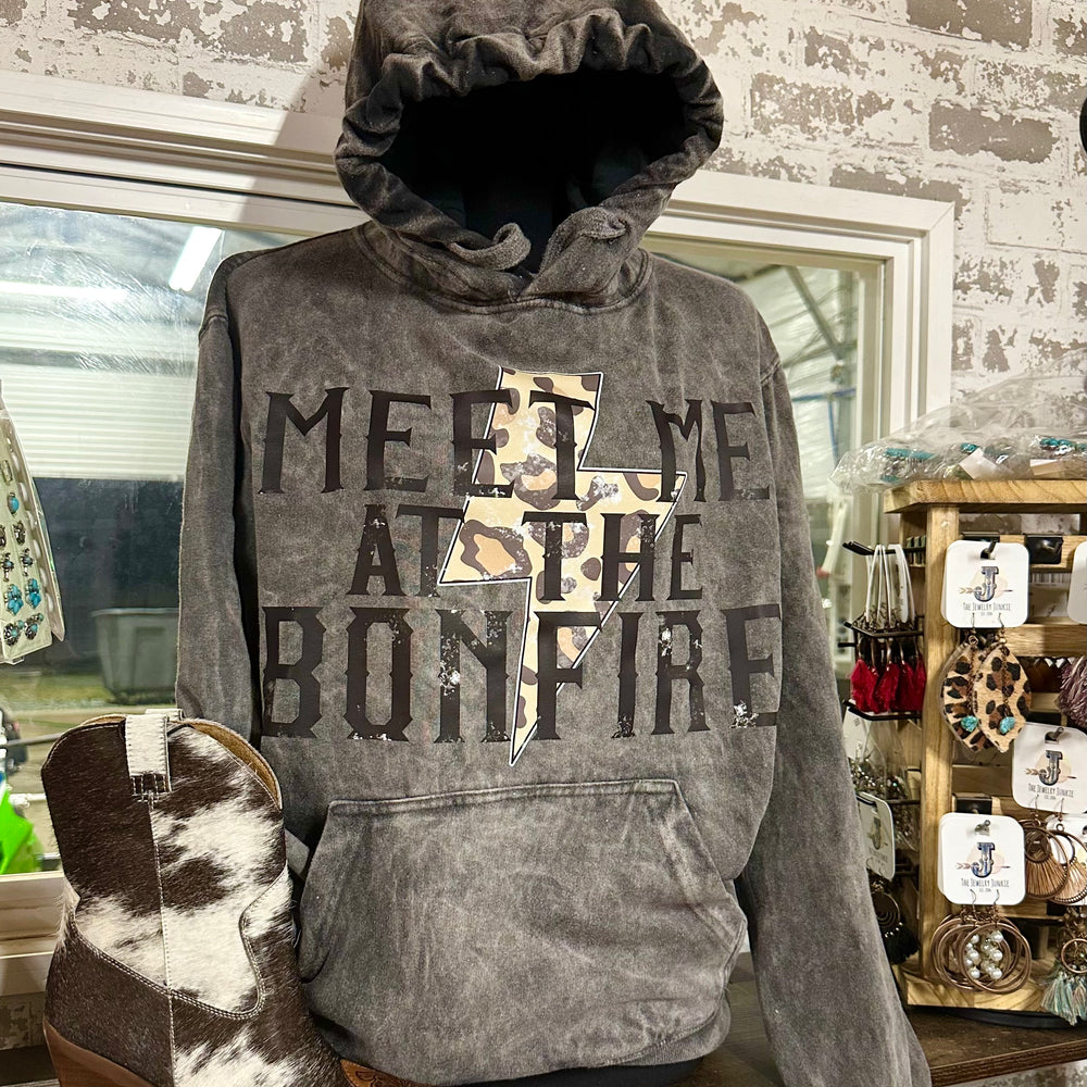 
                      
                        Mineral Wash Meet Me At The Bonfire Hoodie
                      
                    