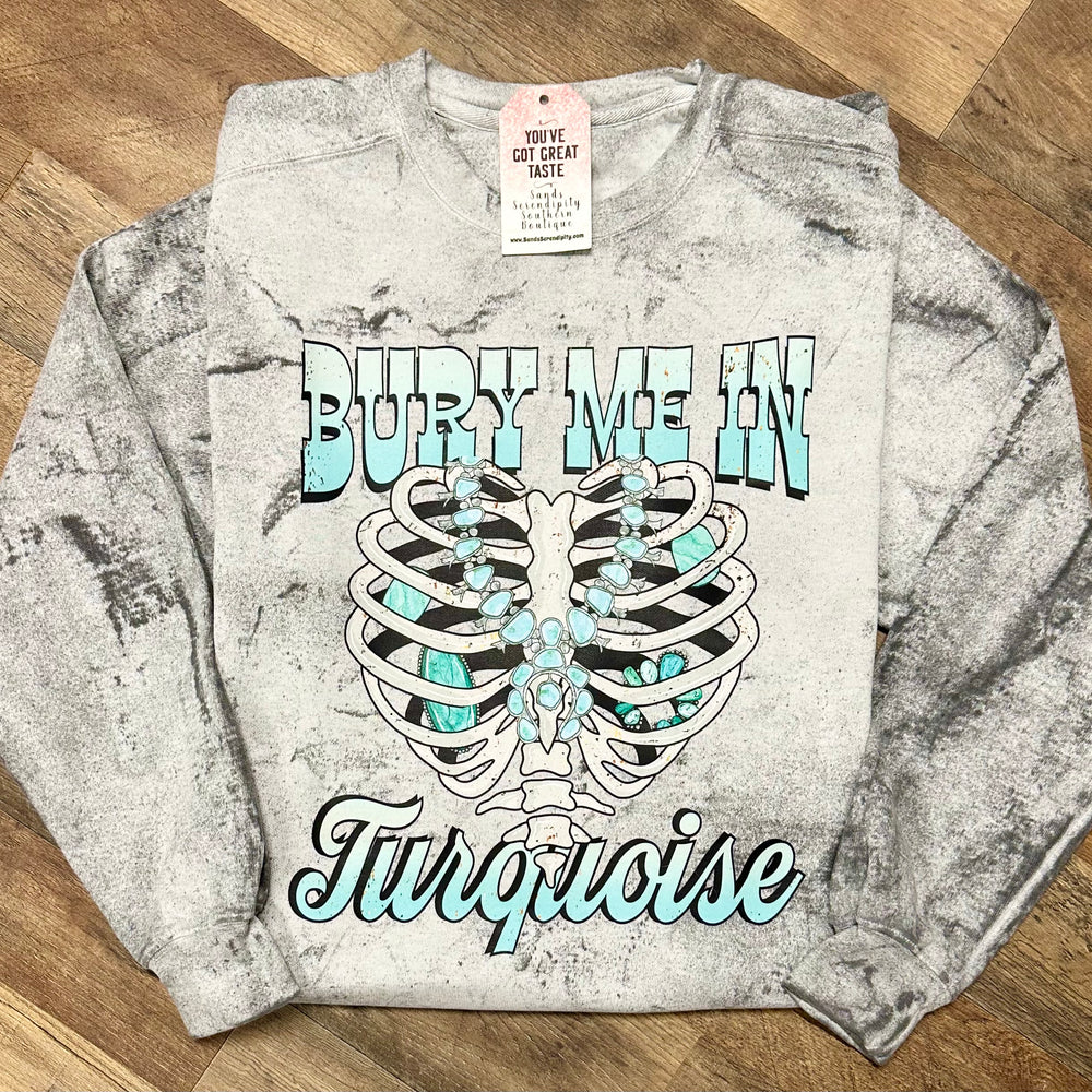 
                      
                        Bury Me In Turquoise Sweatshirt 🤘🏼-Painted Aces Boutique
                      
                    