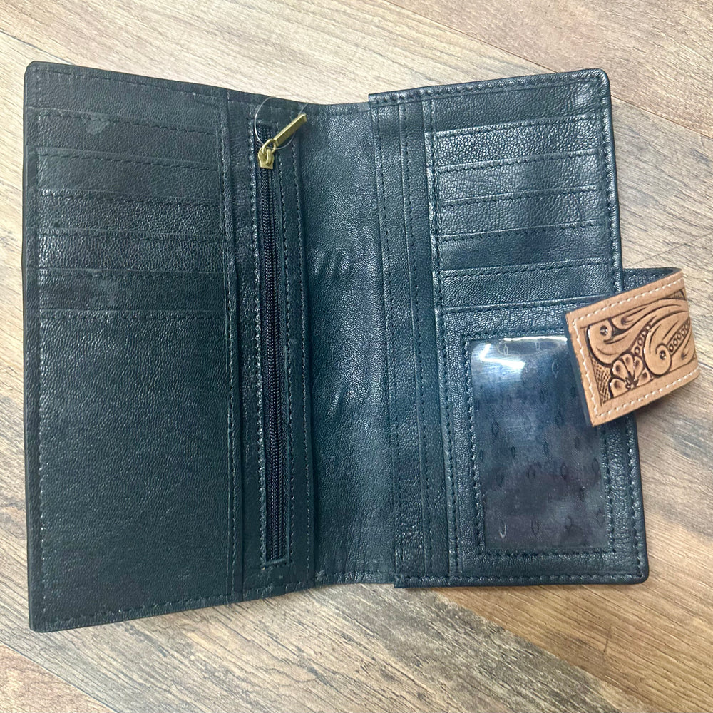 
                      
                        Don’t Chase Cowboys Cowhide Wallet
                      
                    