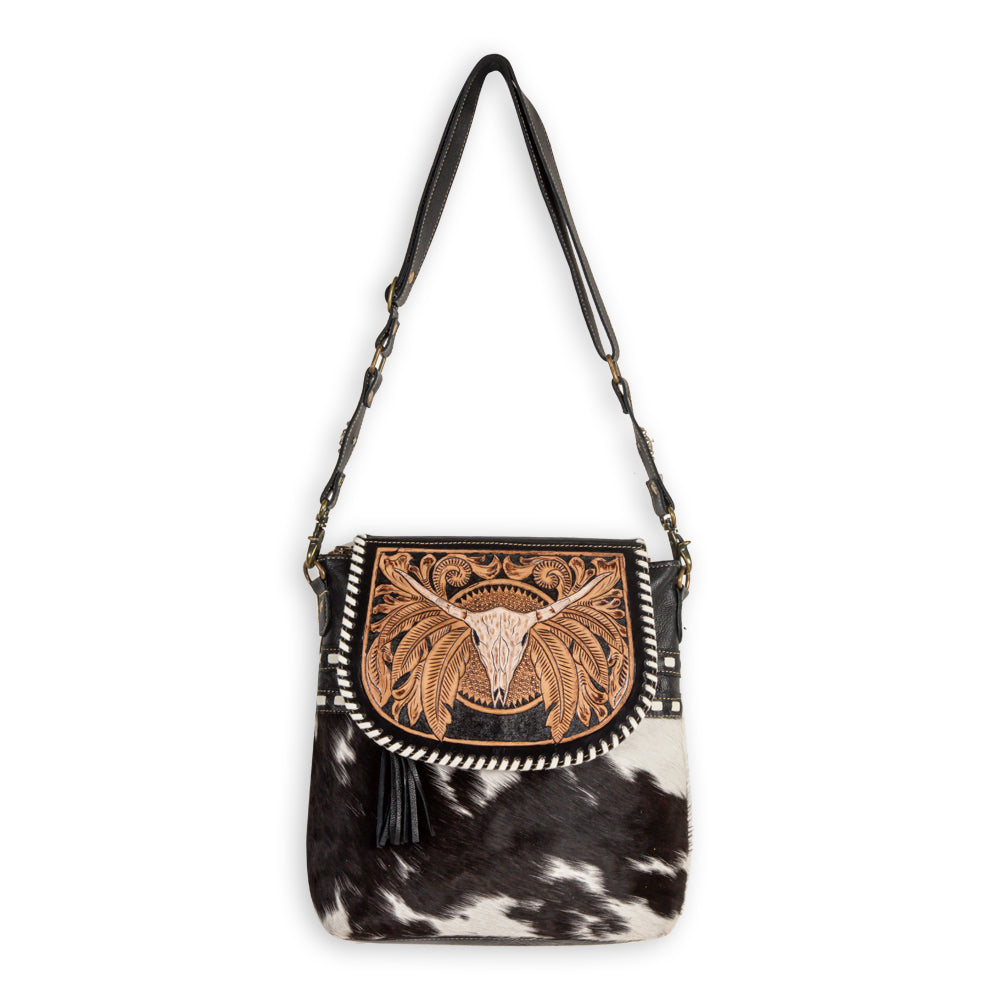 Spirit Of The Herd Cowhide Bag