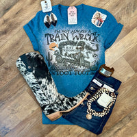 Train Wreck | Funny Country Graphic T-Shirt