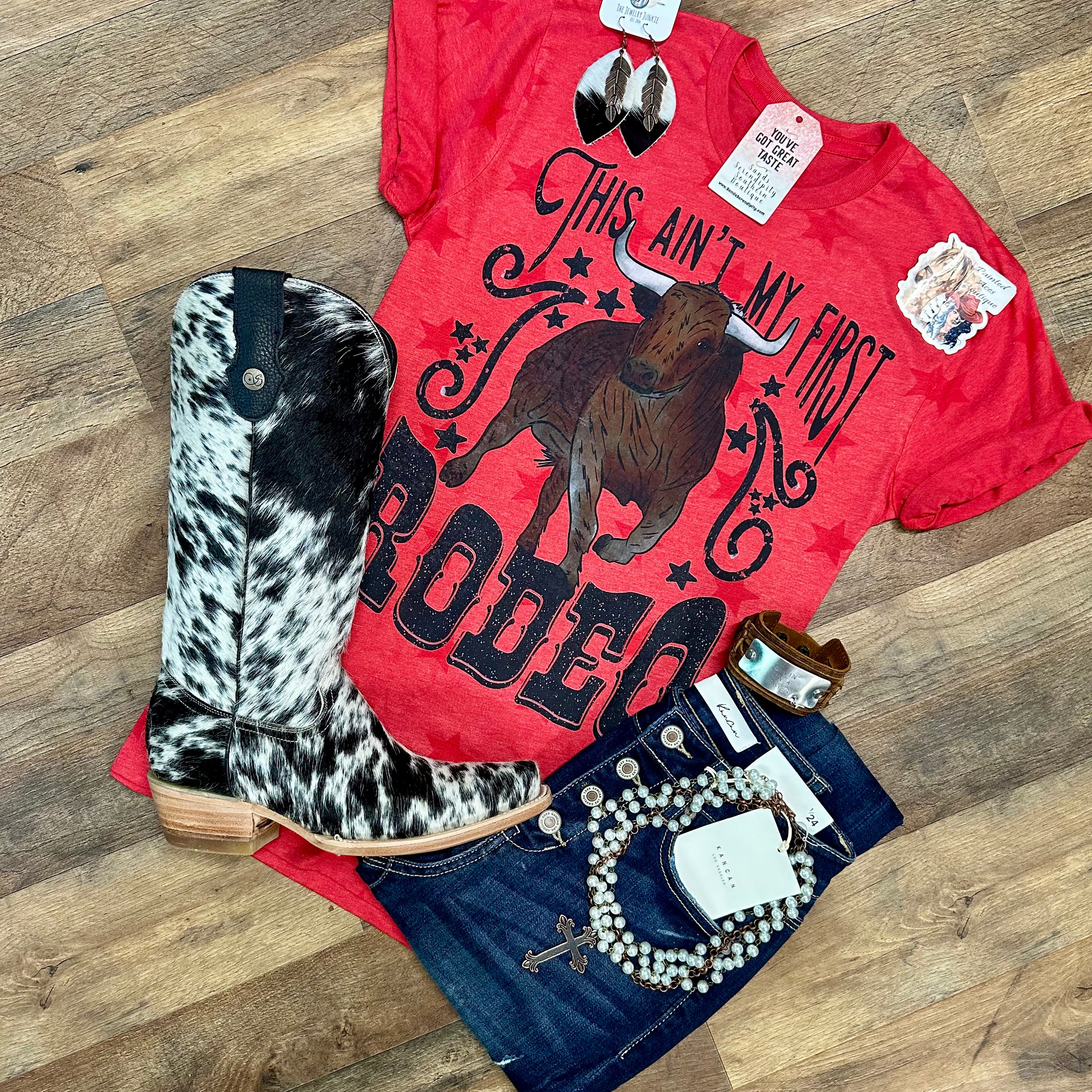 Boot Scootin Rodeo This Ain’t My First Rodeo| Boot Scootin' Tees – Painted Aces Boutique
