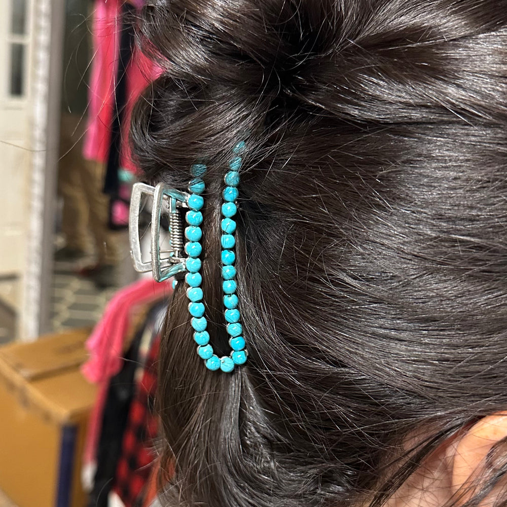 
                      
                        Turquoise Hair Claw
                      
                    