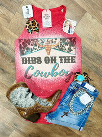 Dibs On The Cowboy Tank 🤠-Painted Aces Boutique