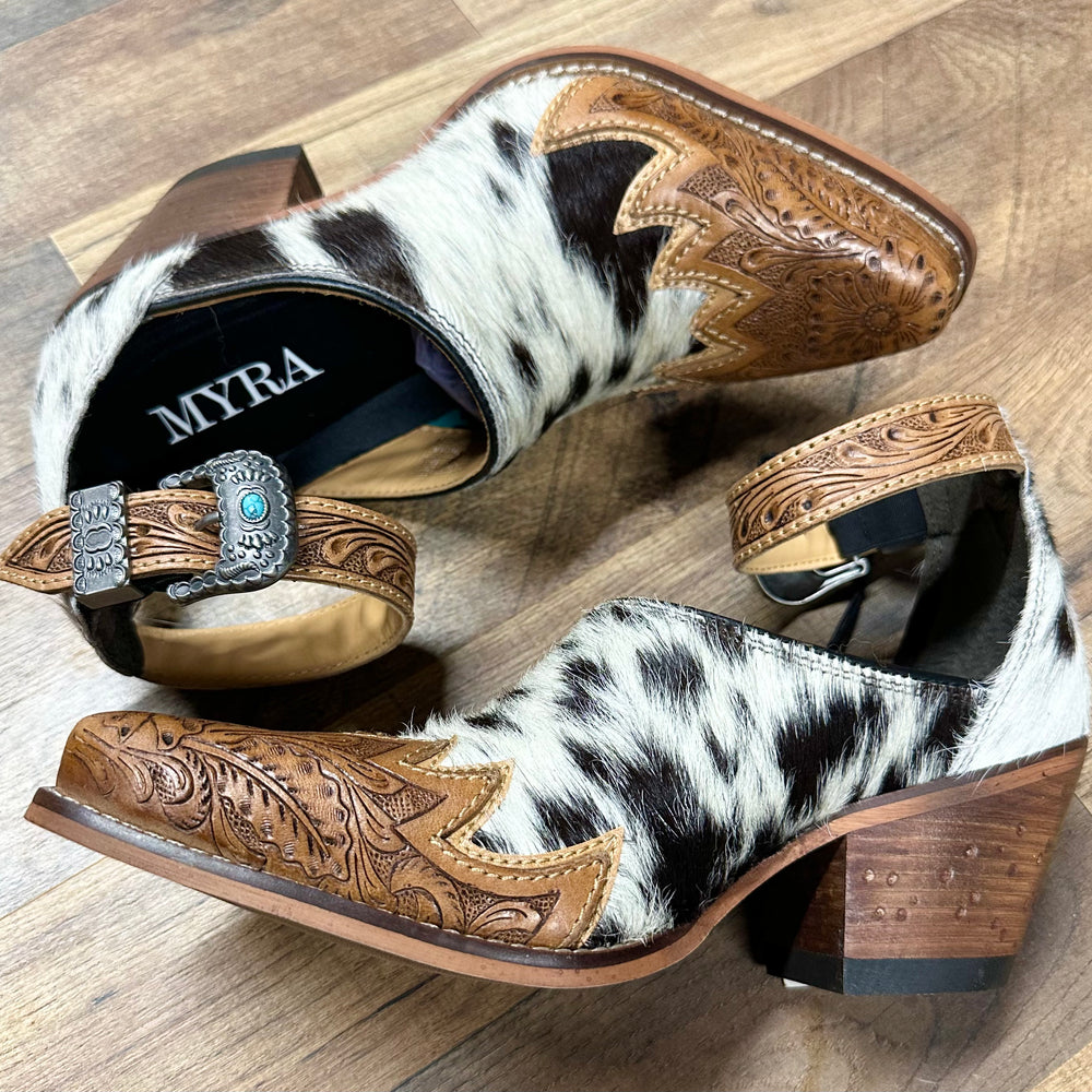 Zora Canyon Cowhide Mules