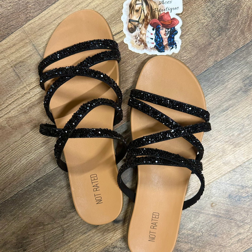 
                      
                        Eliana Black Strappy Sandal
                      
                    