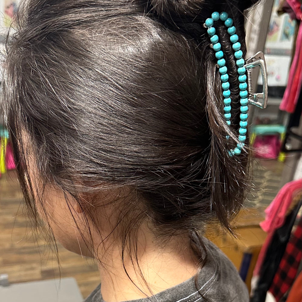 
                      
                        Turquoise Hair Claw
                      
                    