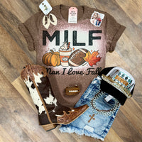 M.I.L.F - Man I Love Fall | Fall Vibes Graphic T-Shirt