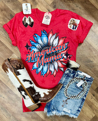 Star American Mama | Patriotic Graphic T-Shirt
