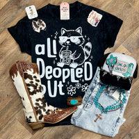 All Peopled Out | Funny County Graphic T-Shirt