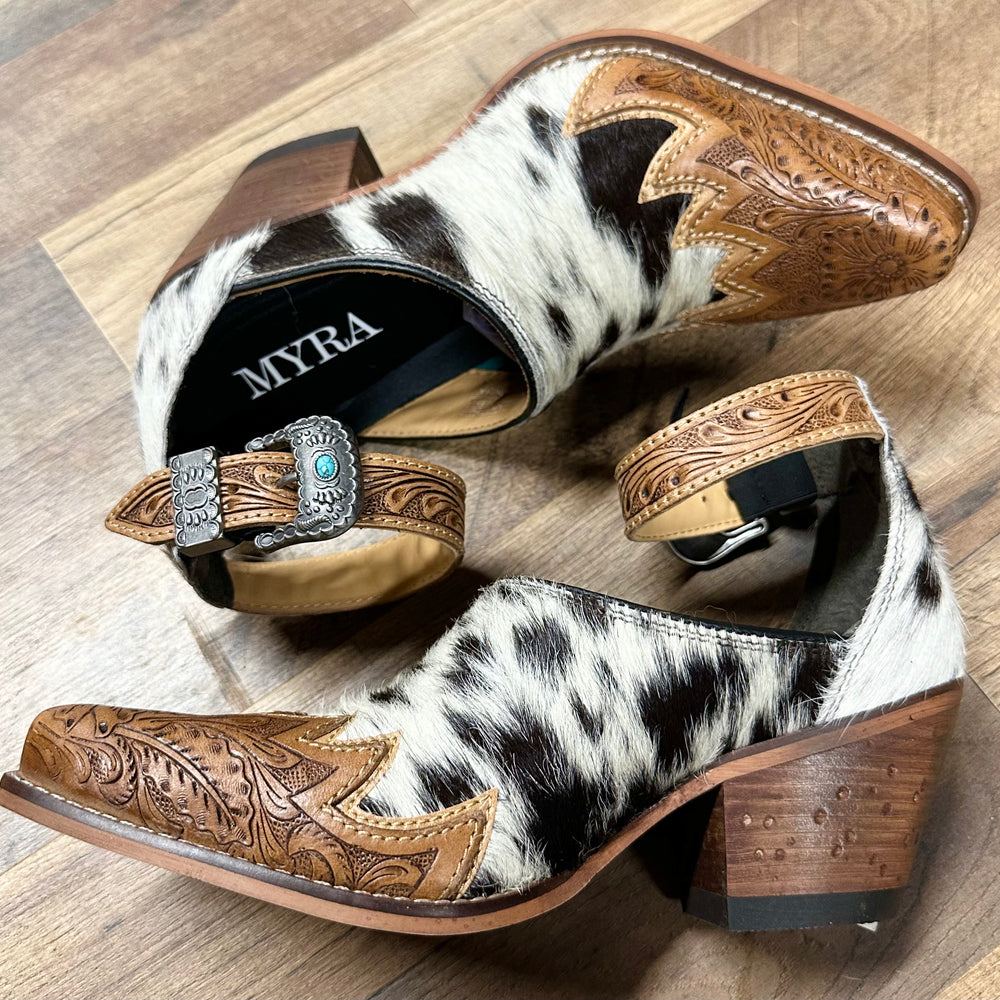 Zora Canyon Cowhide Mules