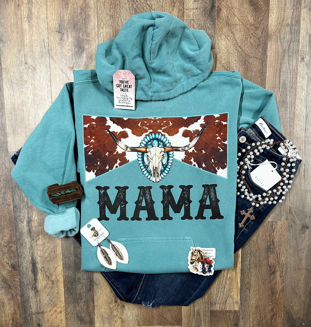 Turquoise Mama Hoodie