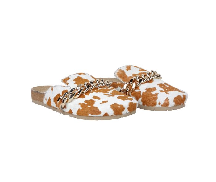 Ado Cowhide Slides - Painted Aces Boutique