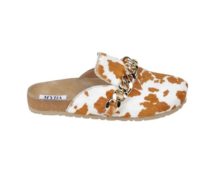 Ado Cowhide Slides - Painted Aces Boutique