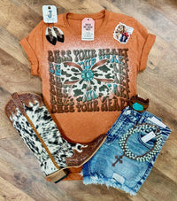 Bless Your Heart | Wild West Graphic Tees - Painted Aces Boutique