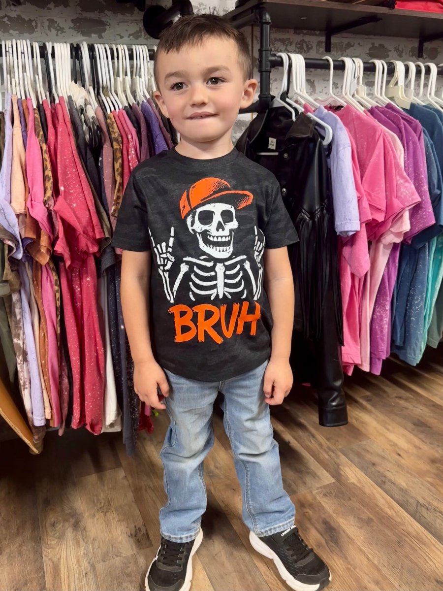 Bruh | Kids Cool Country Tees - Painted Aces Boutique