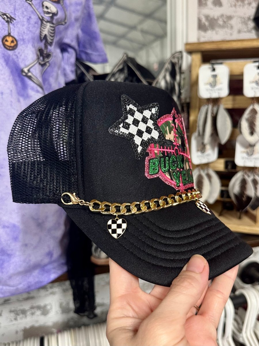 Buck Yeah Trucker Hat - Painted Aces Boutique