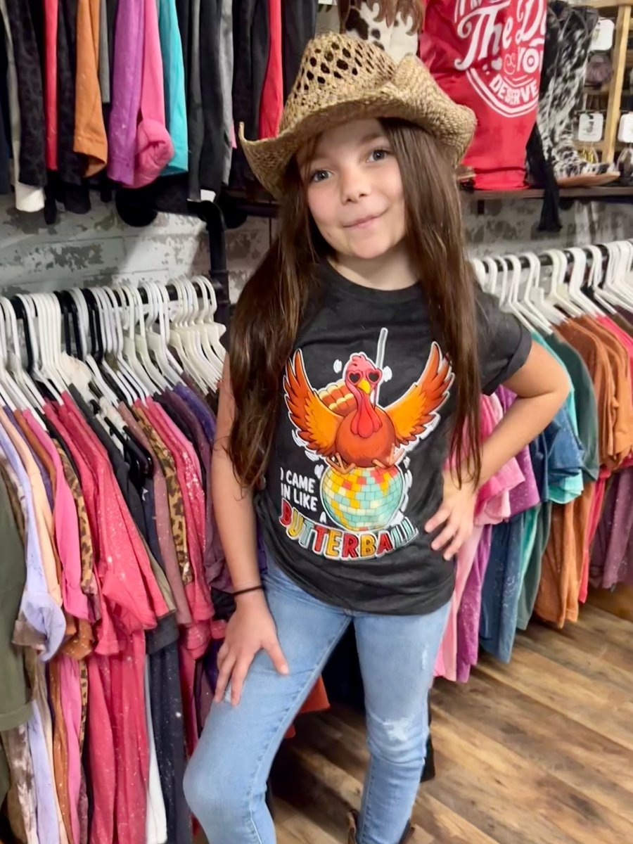Butterball | Kids Cool Country Tees - Painted Aces Boutique