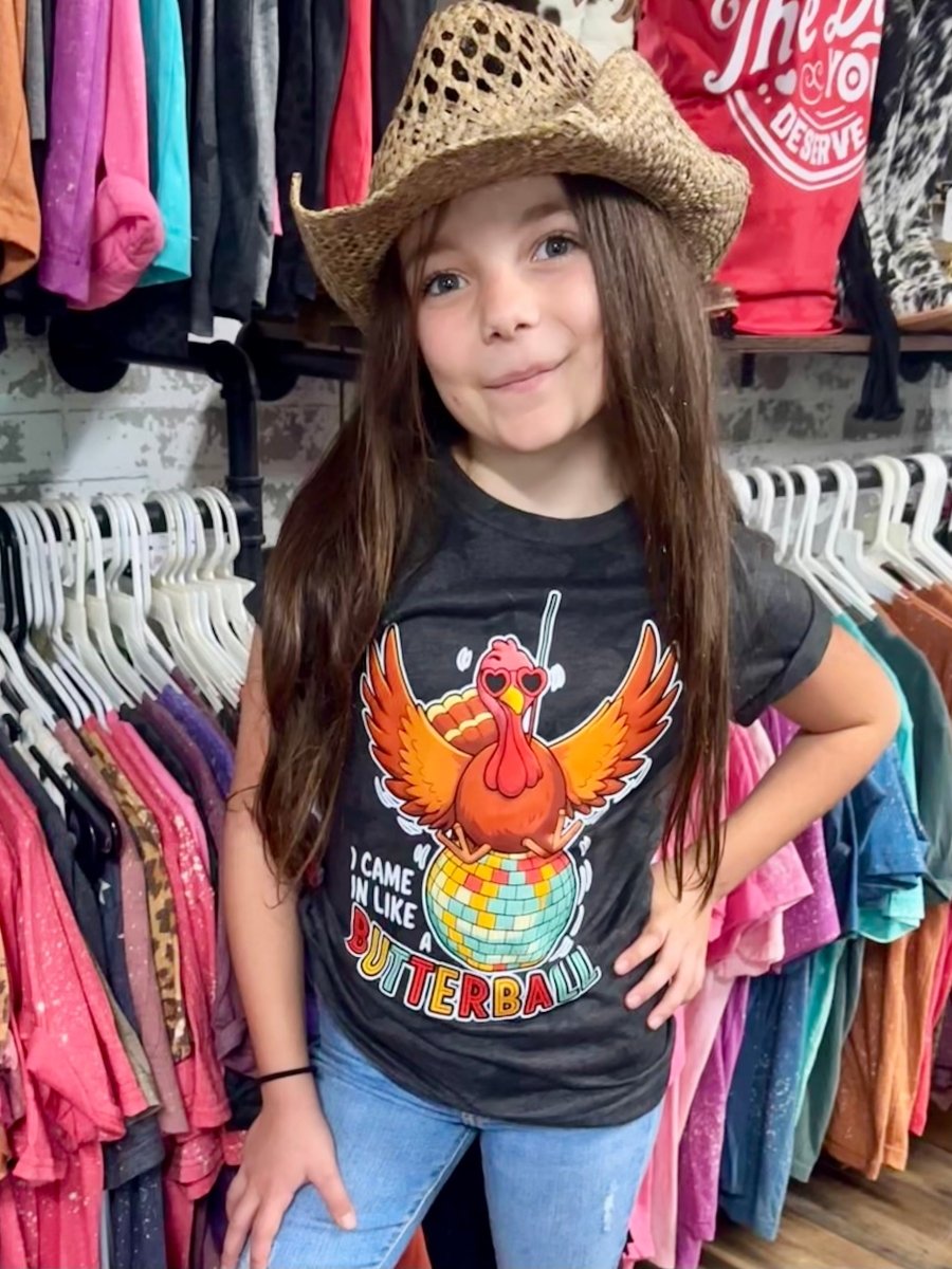 Butterball | Kids Cool Country Tees - Painted Aces Boutique