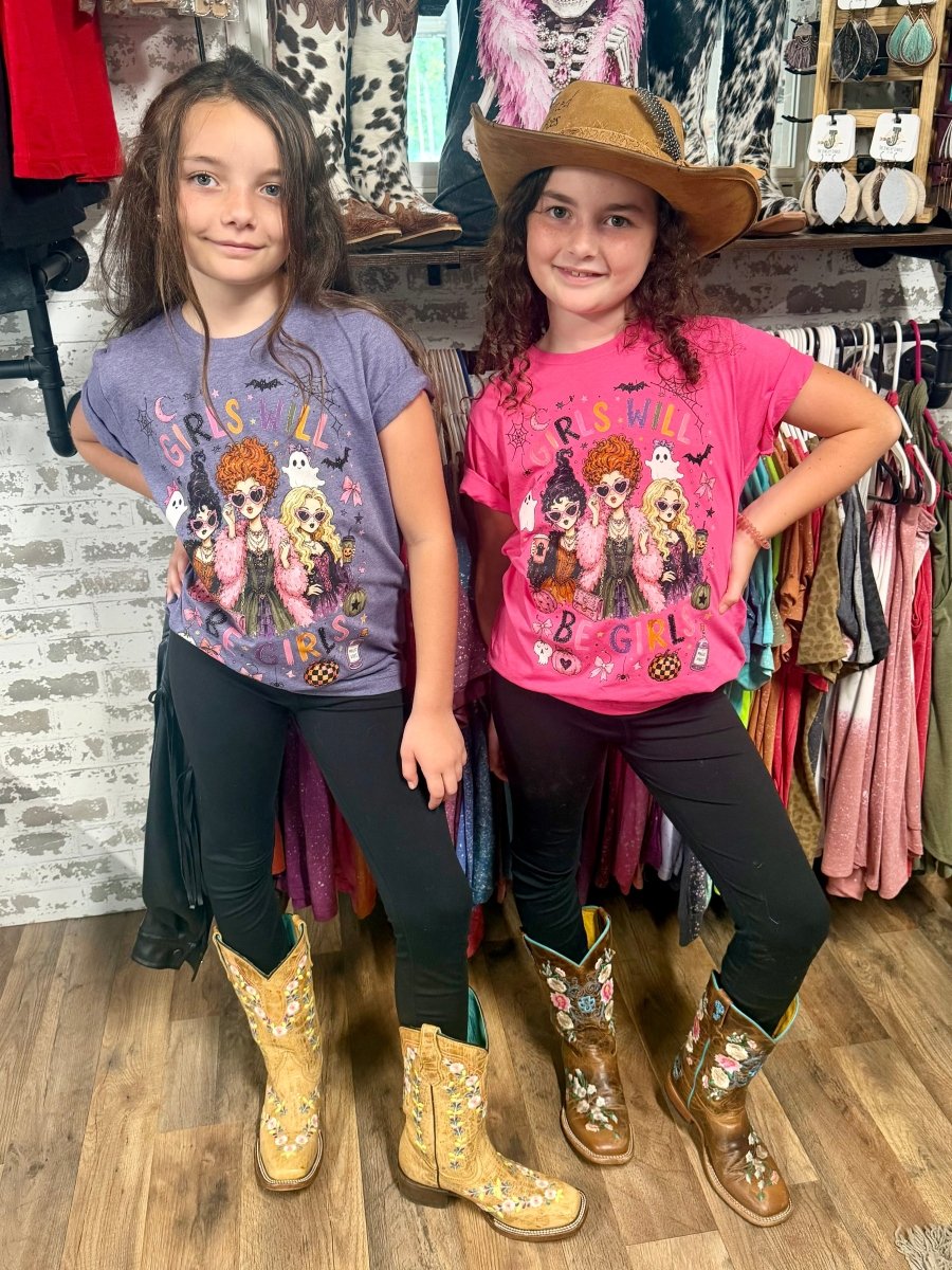 Girls Will Be Girls | Kids Cool Country Tees - Painted Aces Boutique