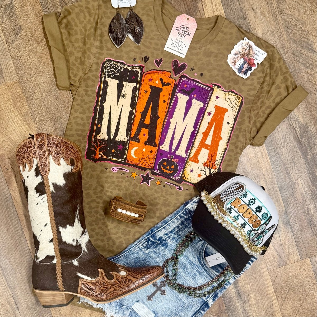 Halloween Mama | Fall Vibes Graphic T-Shirt - Painted Aces Boutique