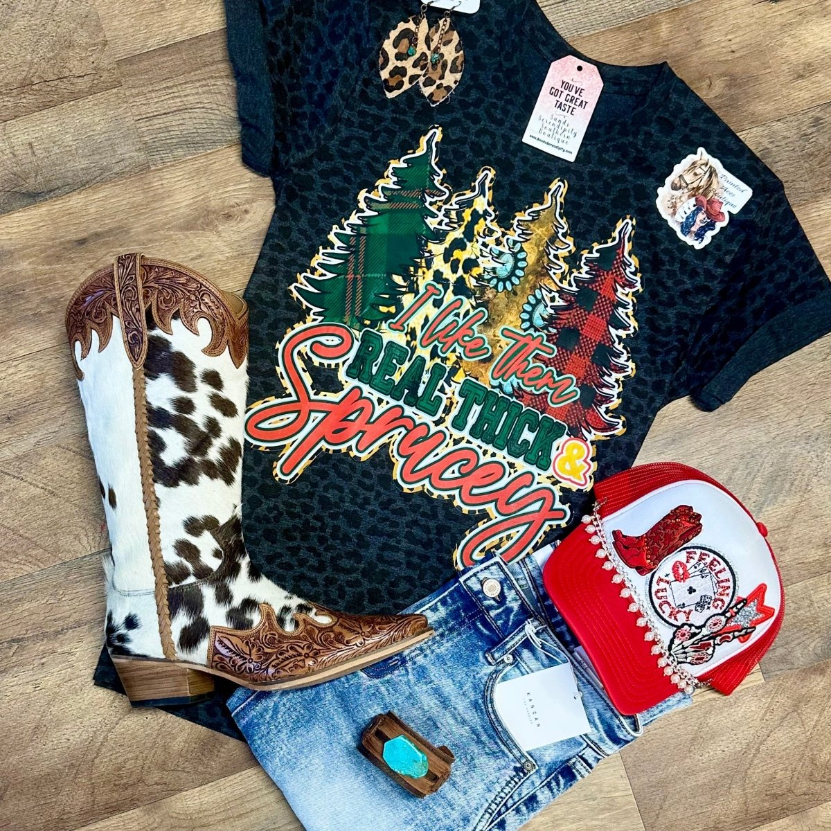 I Like Them Real Thick & Sprucey - Painted Aces Boutique