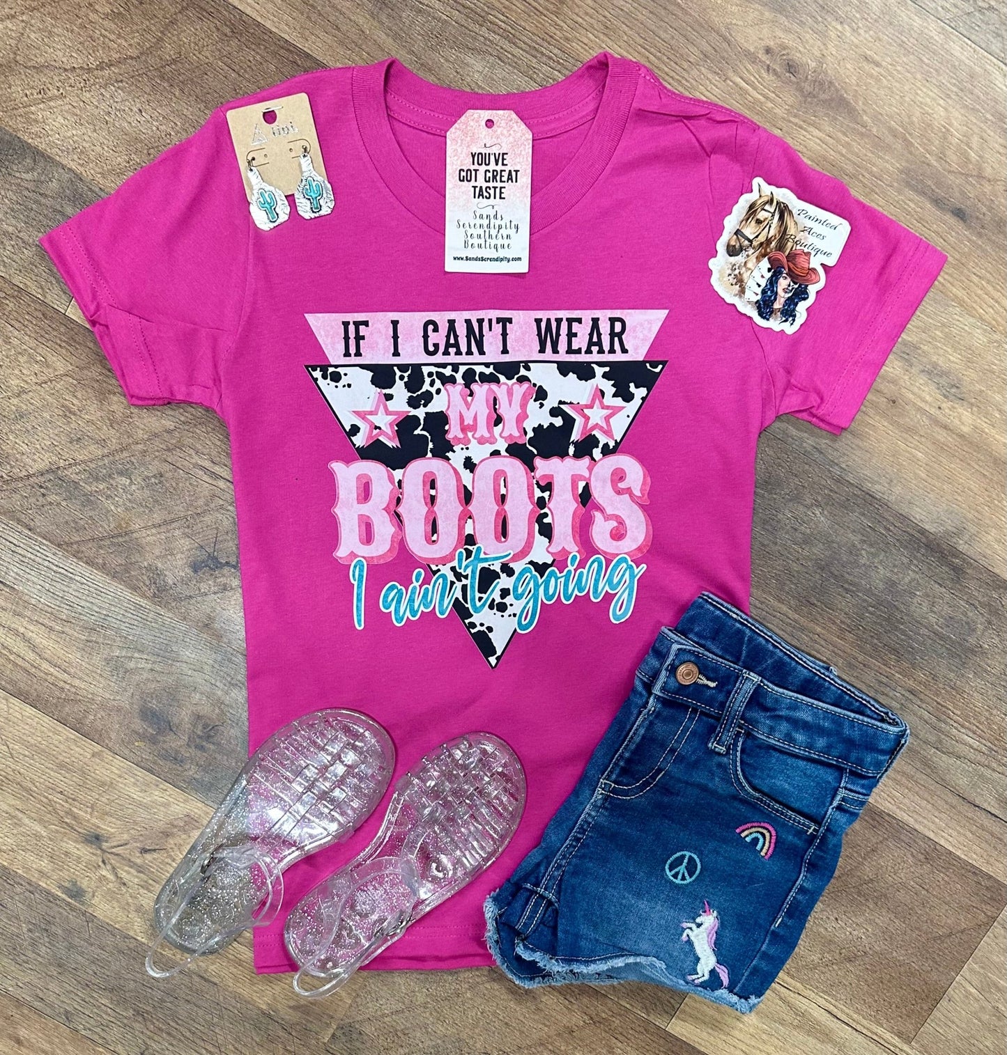 If I Can’t Wear My Boots I Ain’t Going - Painted Aces Boutique