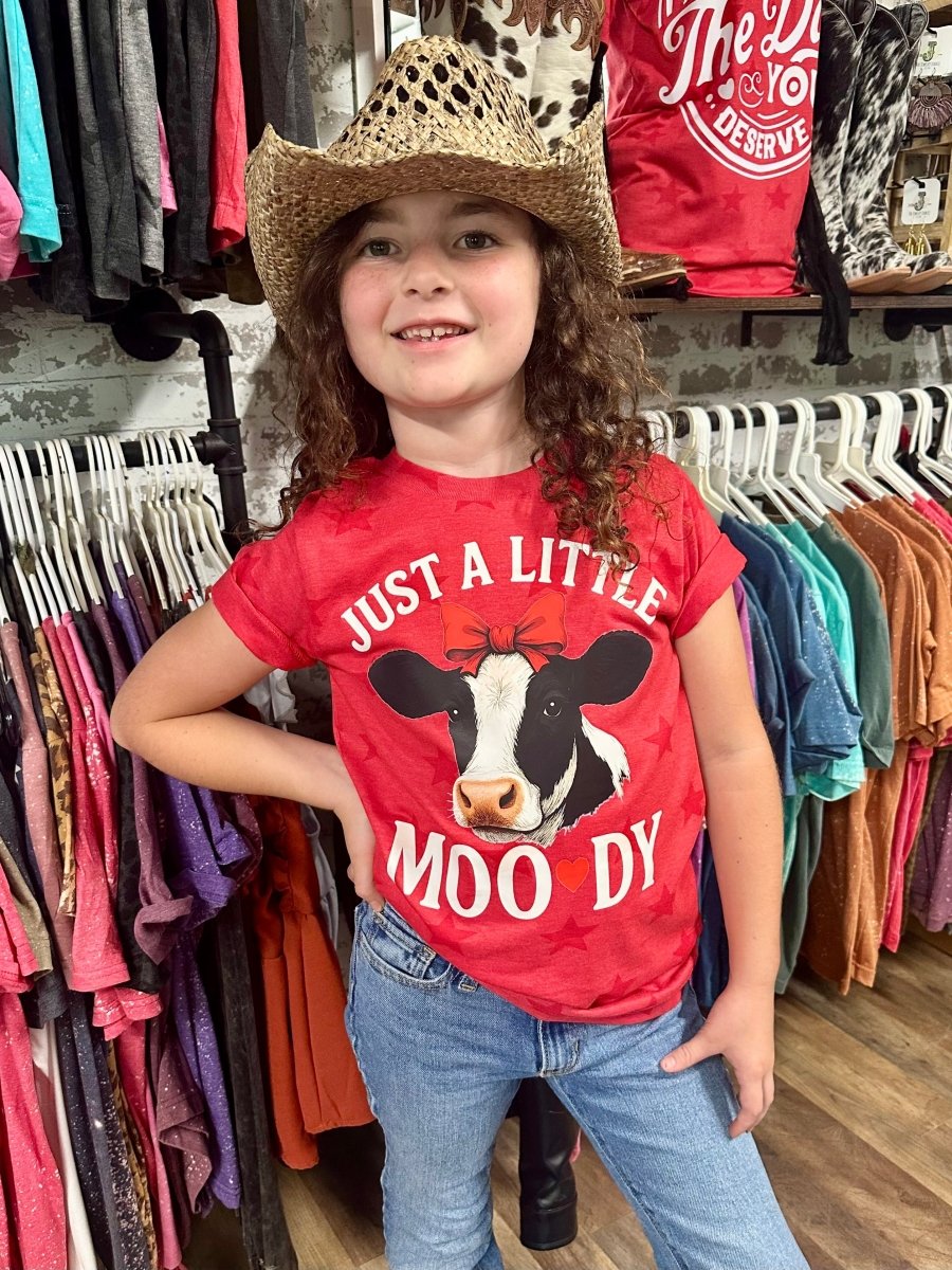 Just A Little Moody | Kids Cool Country Tees - Painted Aces Boutique