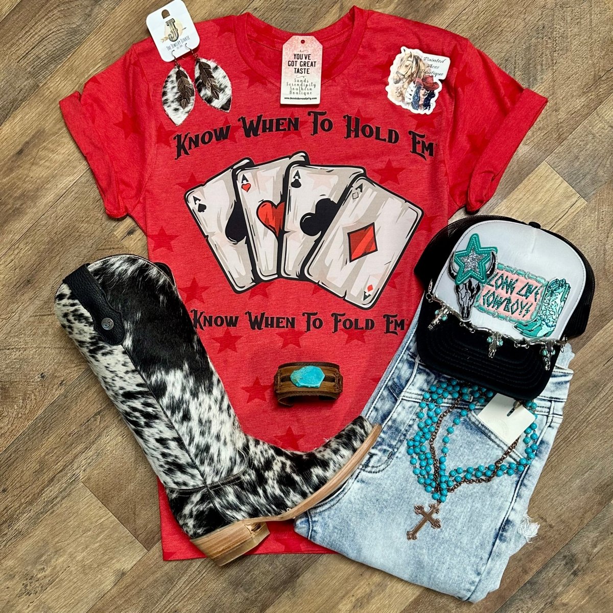 Know When To Hold Em’ | Boot Scootin' Tees - Painted Aces Boutique