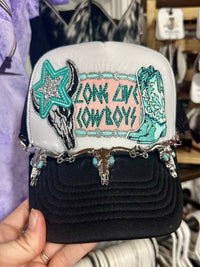 Long Live Cowboys Trucker Hat - Painted Aces Boutique