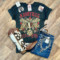 Nashville Music City |Boot Scootin’ Graphic T-Shirt - Painted Aces Boutique