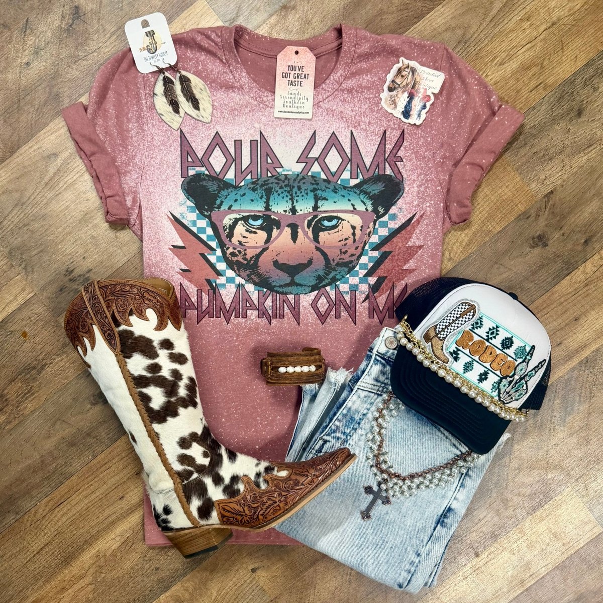 Pour Some Pumpkin On Me | Fall Vibes Graphic T-Shirt - Painted Aces Boutique