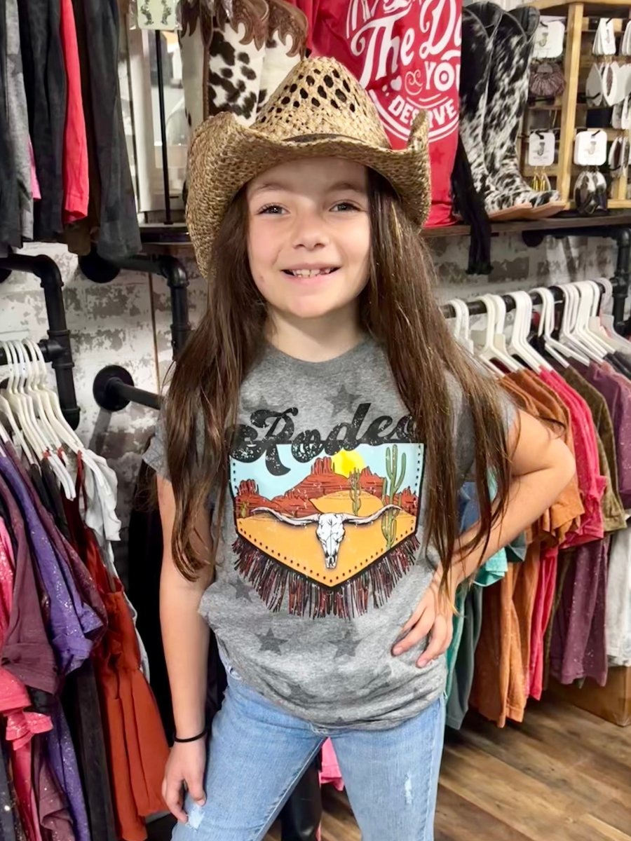 Rodeo Fringe | Kids Cool Country Tees - Painted Aces Boutique