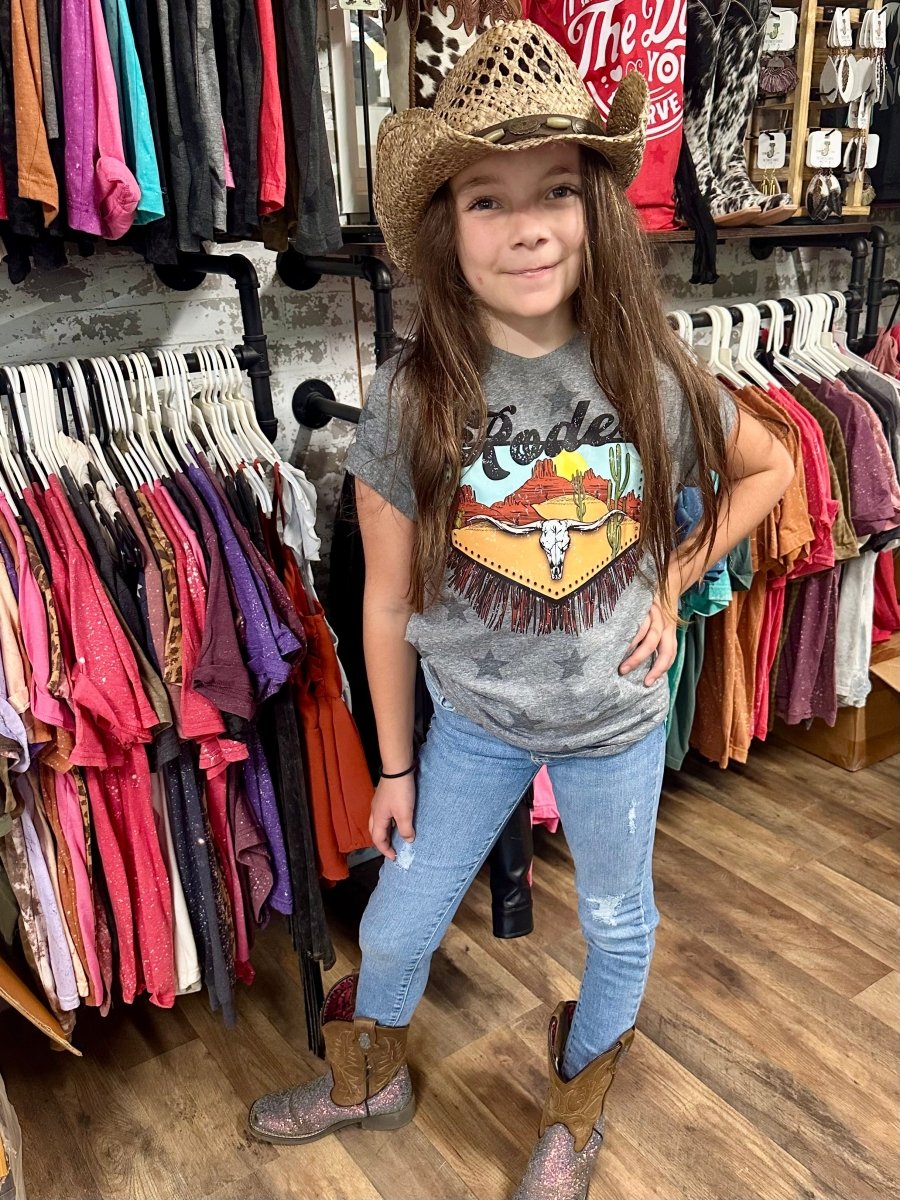 Rodeo Fringe | Kids Cool Country Tees - Painted Aces Boutique