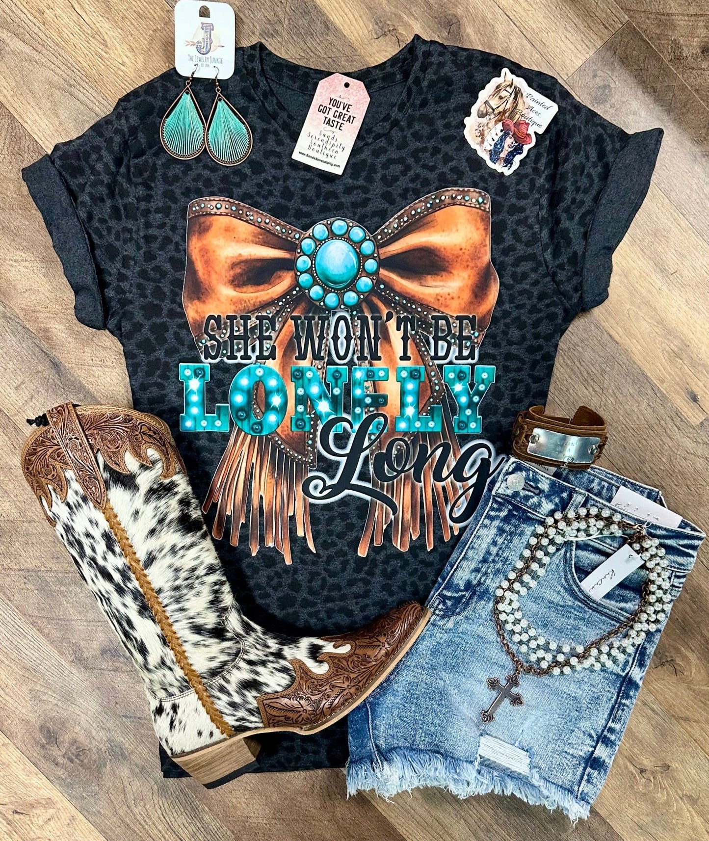 She Won’t Be Lonely Long Leopard - Painted Aces Boutique