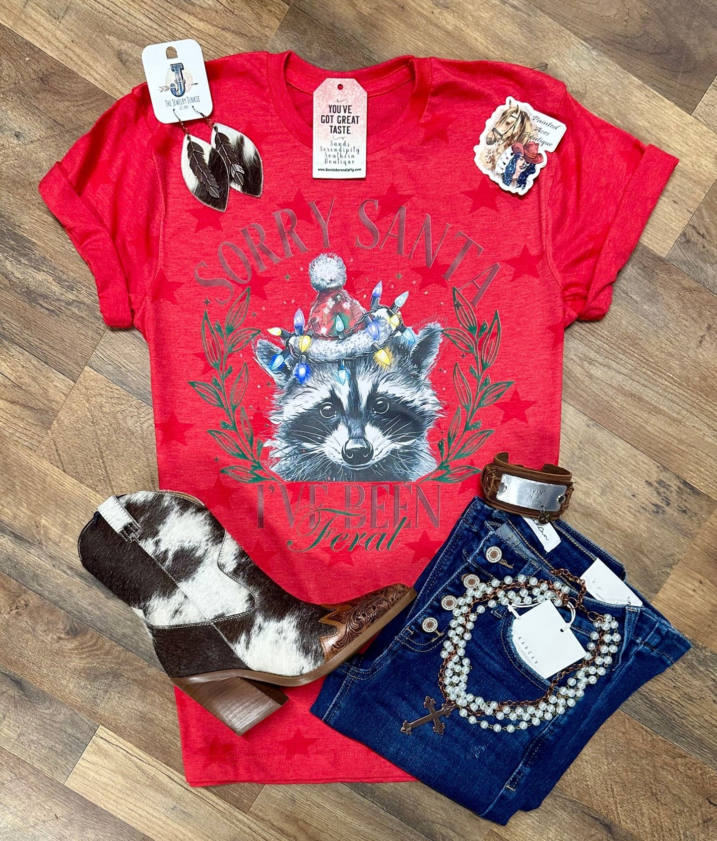 Sorry Santa I’ve Been Feral 🦝 - Painted Aces Boutique
