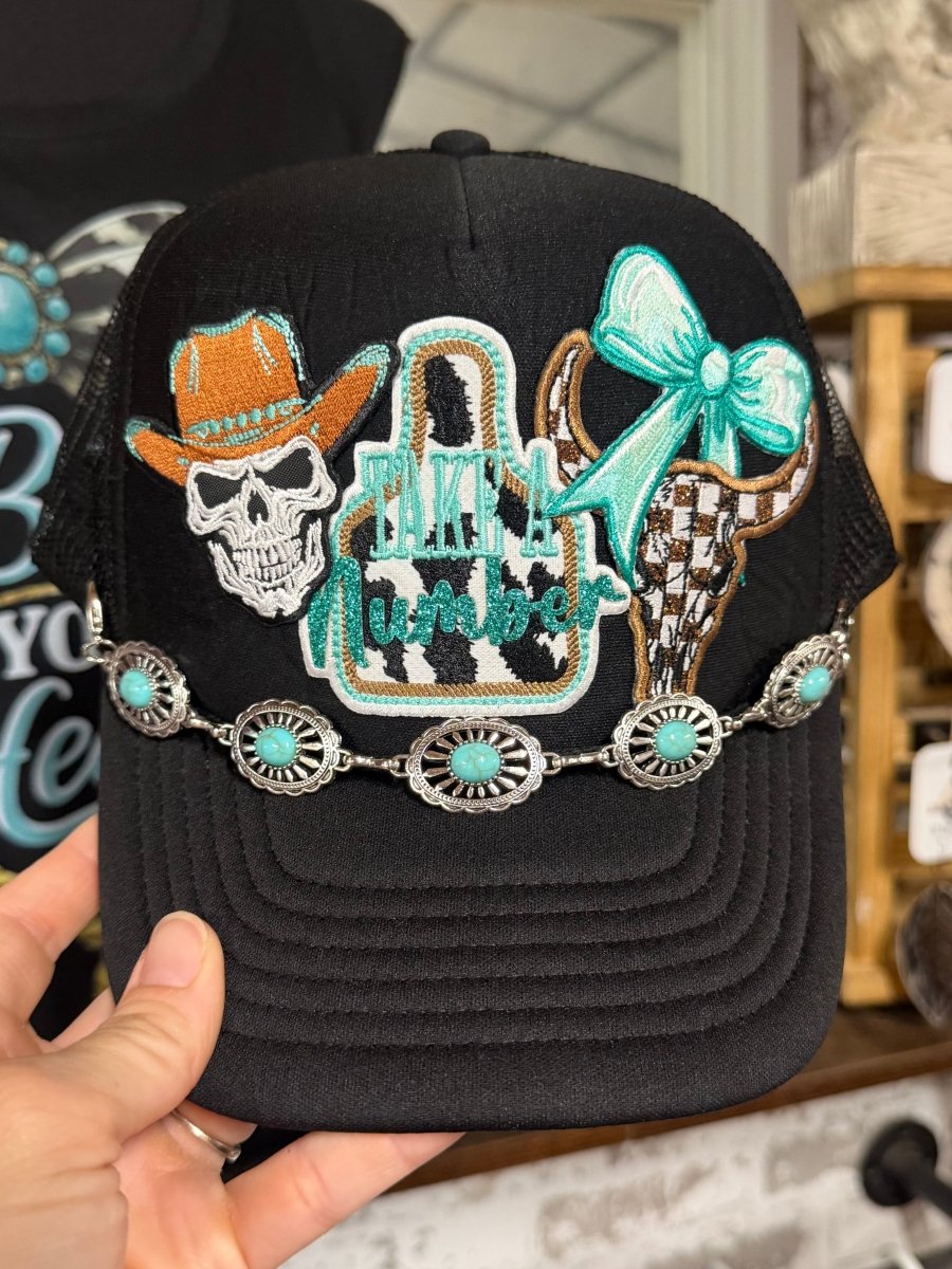 Take A Number Trucker Hat | Western Cowgirl Hats - Painted Aces Boutique