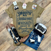Tennessee Whiskey| Boot Scootin Graphic T-Shirt - Painted Aces Boutique