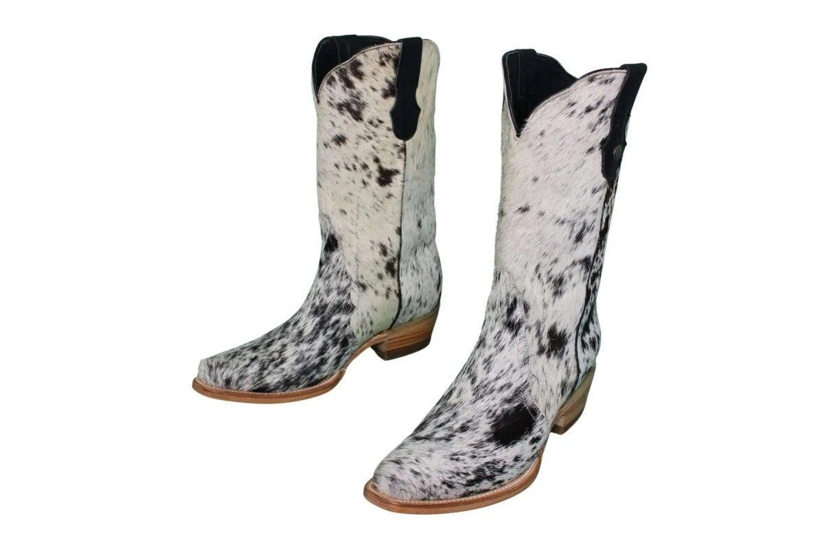 The Carmen Cowhide Boots – Size 10 - Painted Aces Boutique
