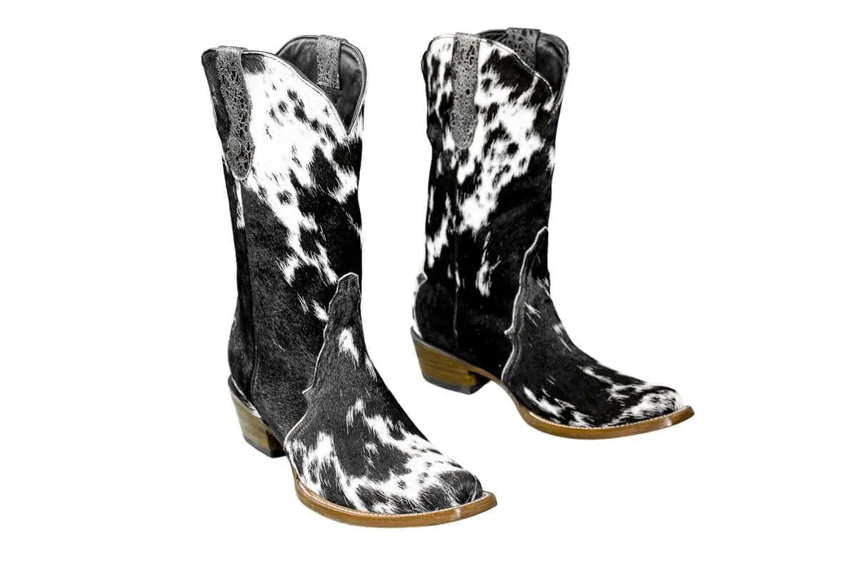 The Carmen Cowhide Boots – Size 10.5 - Painted Aces Boutique