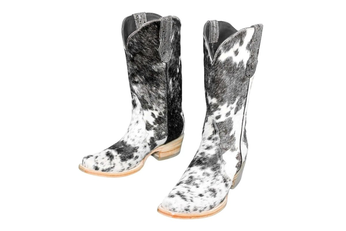 The Carmen Cowhide Boots – Size 8 - Painted Aces Boutique