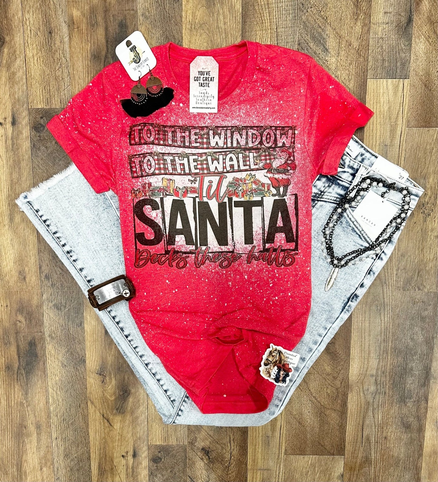 To The Window To The Wall Til Santa Decks These Halls 🎅🏼 - Painted Aces Boutique