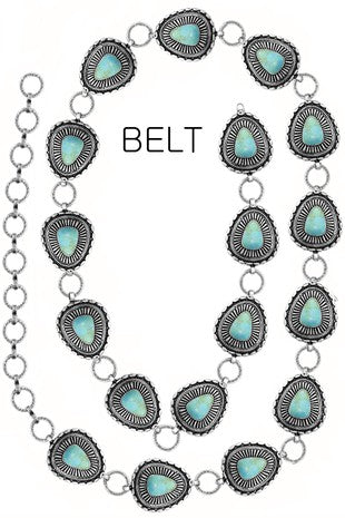 
                      
                        Western Concho Triangle Gemstone Chain Belt - Sands Serendipity Boutique
                      
                    