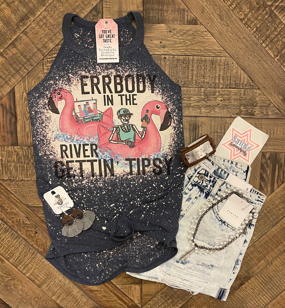 Errbody In The River Gettin’ Tipsy Tank😵‍💫 - Sands Serendipity Boutique