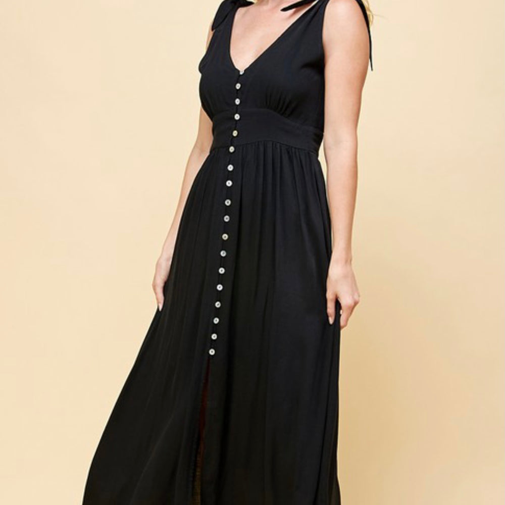 
                      
                        Tie Strap Button Down Maxi - Sands Serendipity Boutique
                      
                    