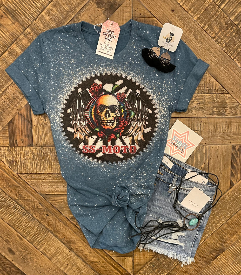 SS-MOTO SKULL & SPORCKET - Sands Serendipity Boutique