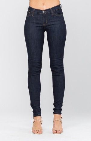 
                      
                        Classic Dark Wash Rayon Skinny Jean - Sands Serendipity Boutique
                      
                    